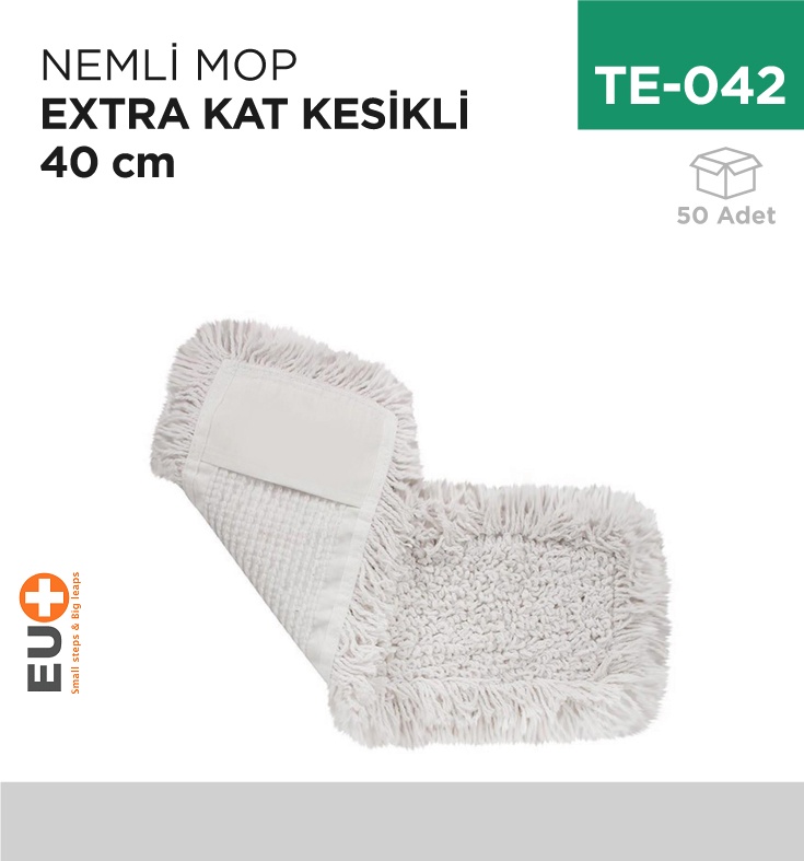 Nemli Mop Extra Kat Kesikli 40Cm