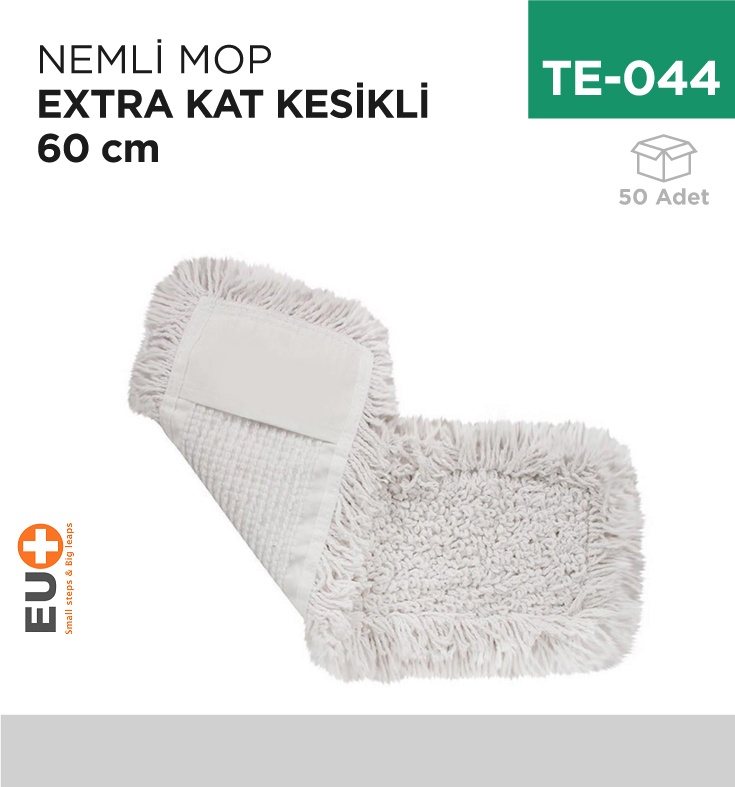 Nemli Mop Extra Kat Kesikli 60Cm - Koli:50 Adet