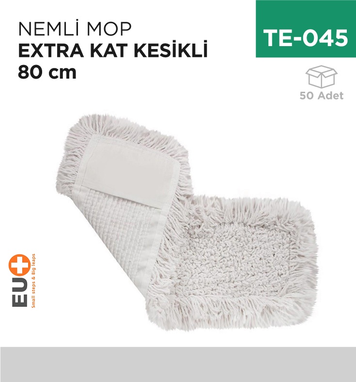 Nemli Mop Extra Kat Kesikli 80Cm