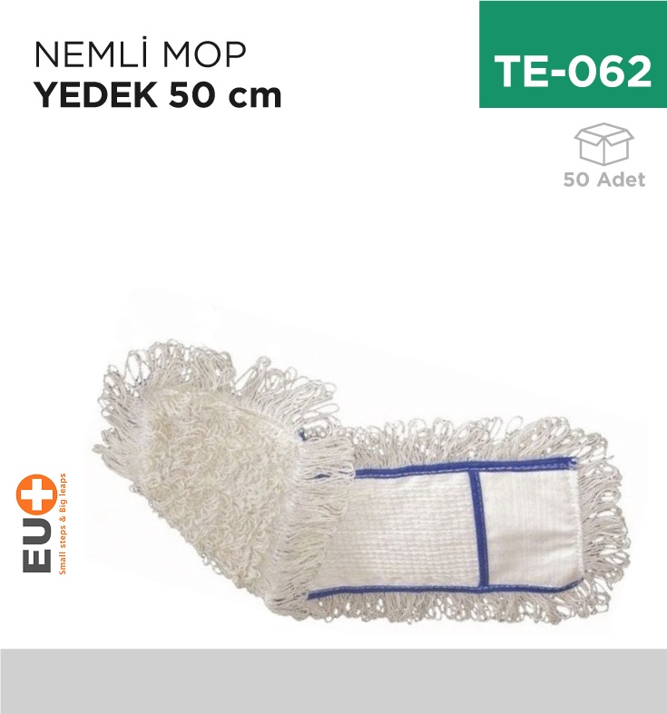 Nemli Mop Yedek 50 Cm - Koli:50 Adet