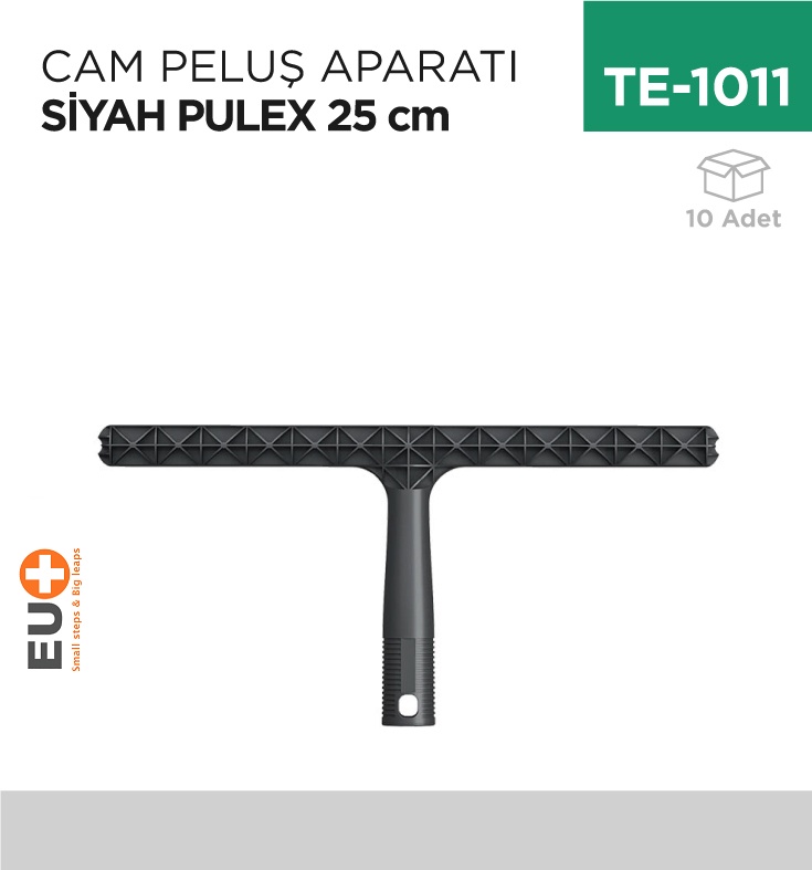 Cam Peluş Aparatı Siyah Pulex 25 Cm (P963) - Koli:10 Adet