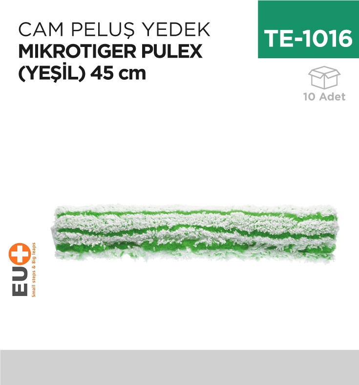 Cam Peluş Yedek Mıkrotıger Pulex (Yeşil)45 Cm (P219) - Koli:10 Adet