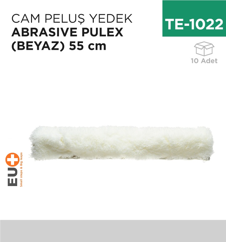 Cam Peluş Yedek Abrasıve Pulex(Beyaz)55 Cm(P974)