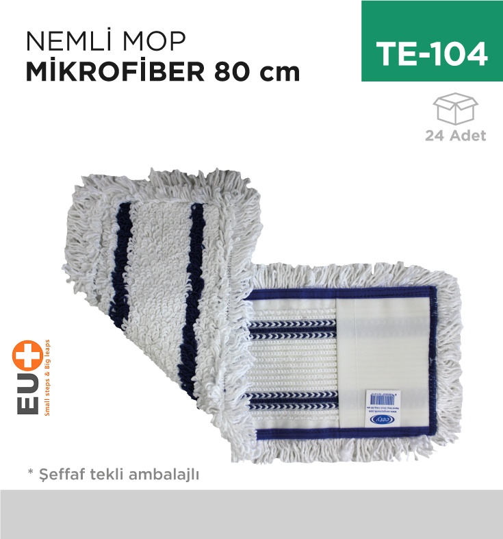 Nemli Mop Mikrofiber 80 Cm (Znm) - Koli:24 Adet