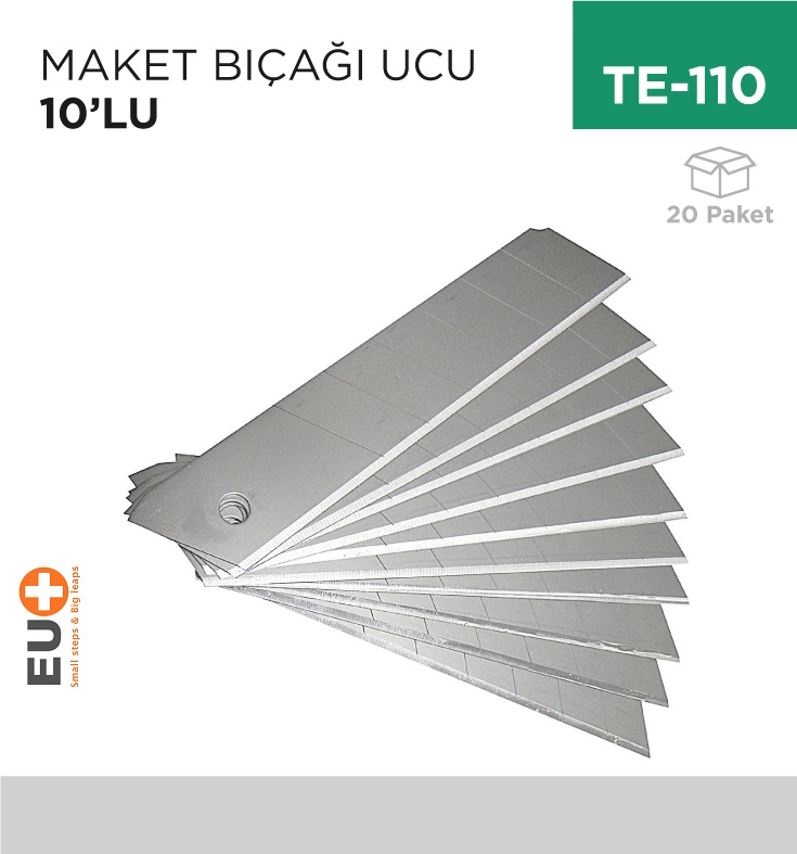 Maket Bıçağı Ucu 10'Lu