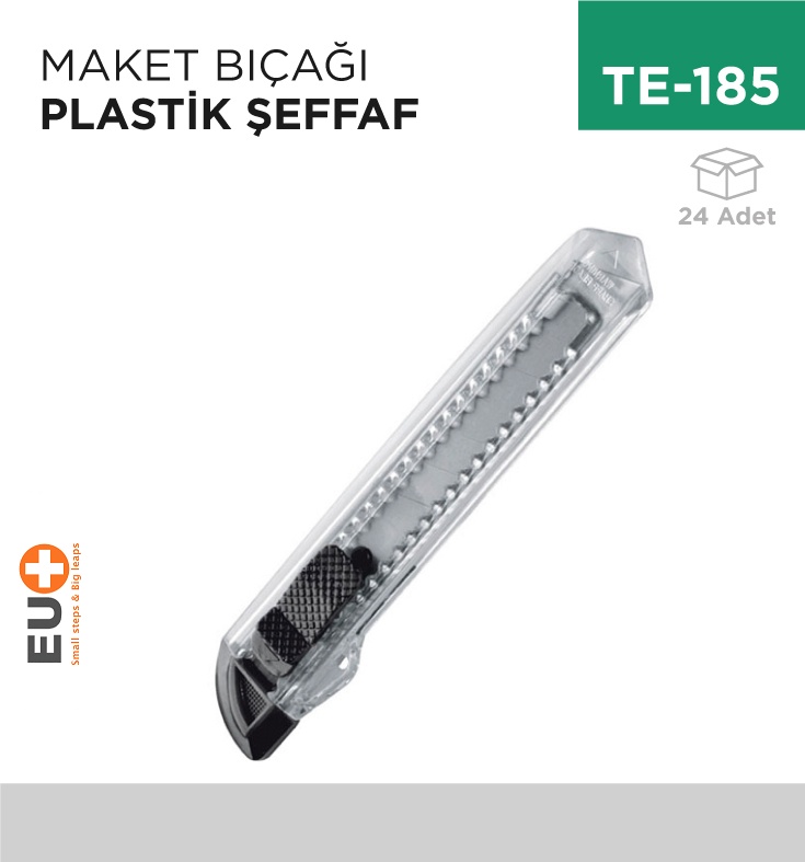 Maket Bıçağı Plastik Şeffaf