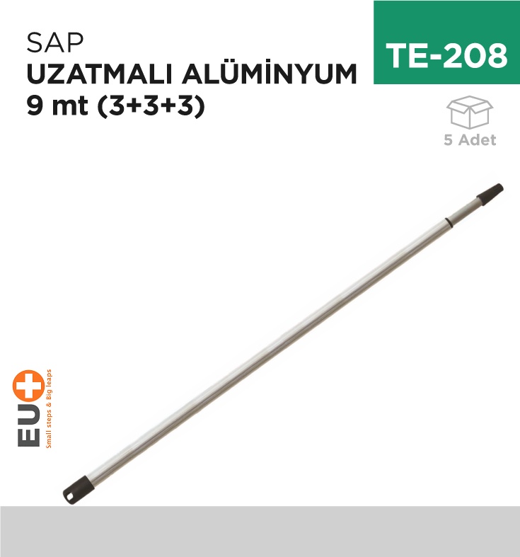 Sap Uzatmalı Alüminyum 9 Mt (3+3+3)