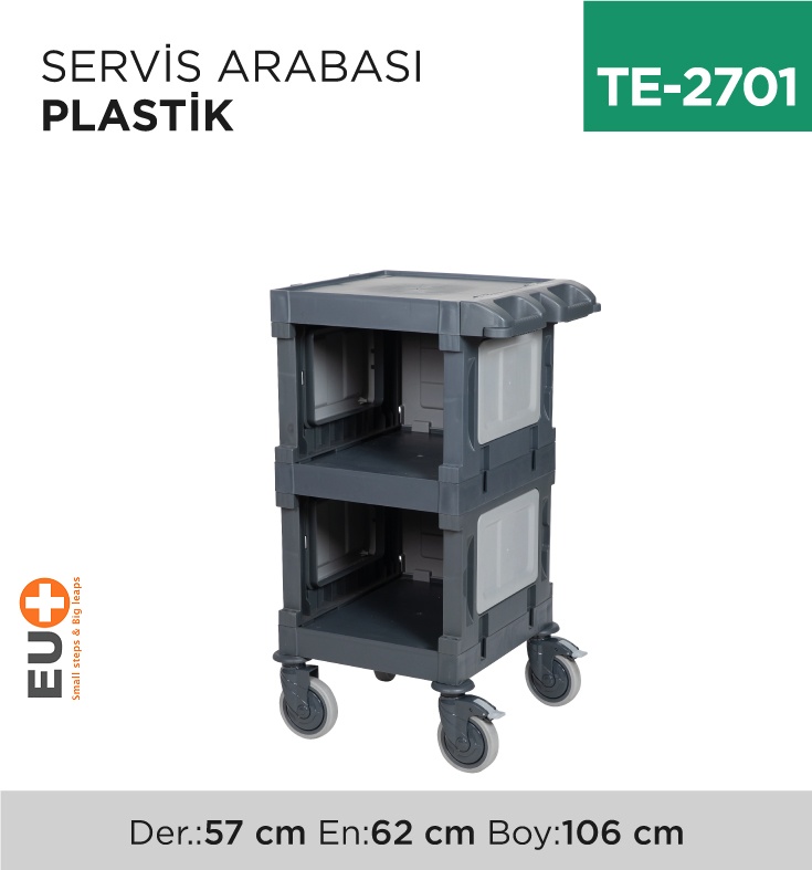 Servis Arabası Plastik (Ac2701) - Koli:1 Adet