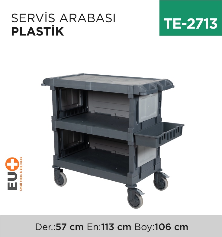 Servis Arabası Plastik (Ac2713) - Koli:1 Adet