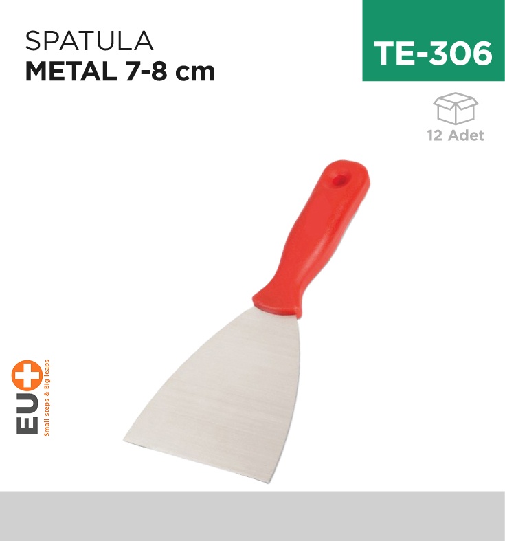 Spatula Metal 7 Cm &amp; 8 Cm - Koli:12 Adet