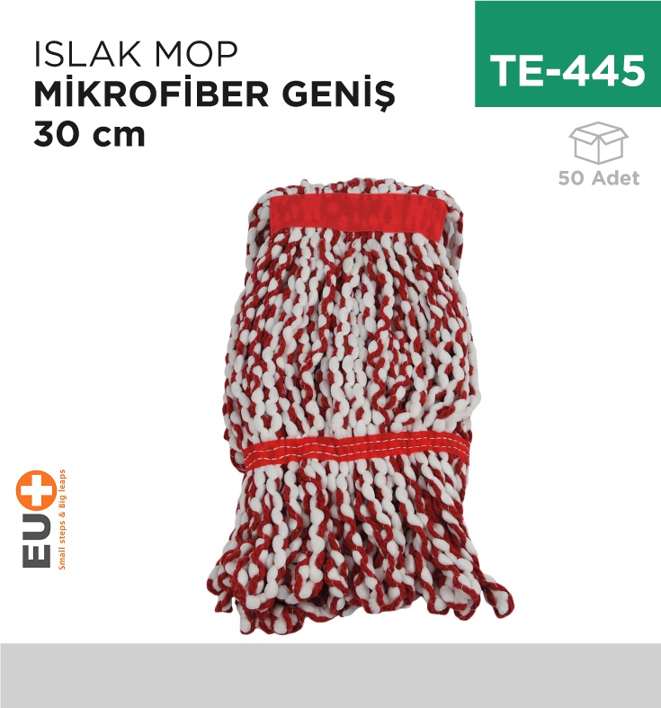 Islak Mop Mikrofiber Geniş (Pm 05) - Koli:50 Adet