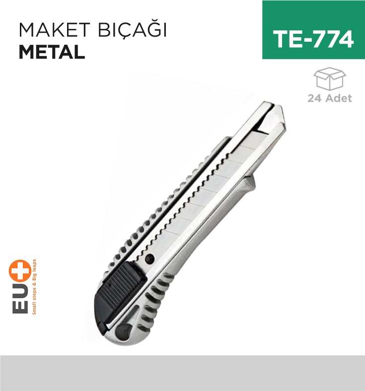 Maket Bıçağı Metal - Koli:24 Adet