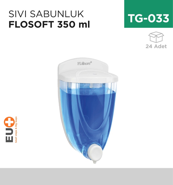 +Sıvı Sabunluk Flosoft 350 Ml (F 015) - Koli:24 Adet