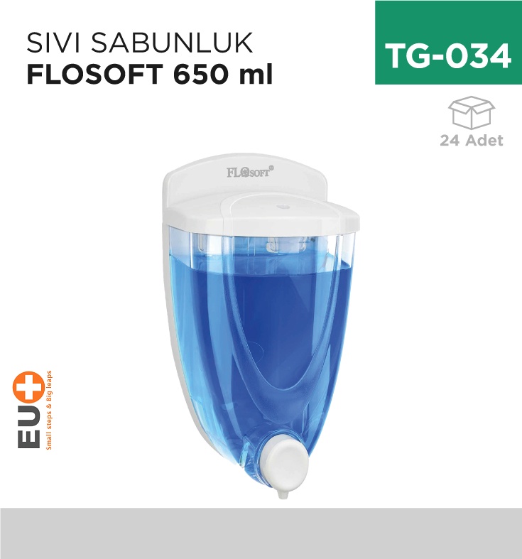 Sıvı Sabunluk Flosoft 650 Ml (F 011) - Koli:24 Adet