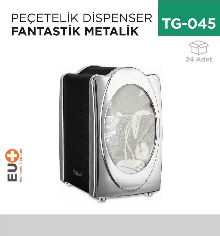 Peçetelik Dispenser Fantastik M.Gri (F 057)