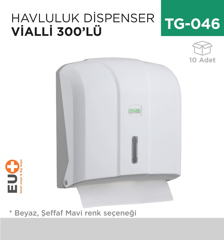 +Havluluk Dispenser Vialli 300'Lü (Kh300- Kh300T)