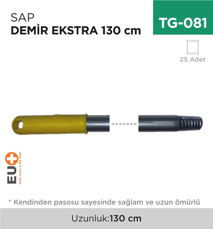 Sap Demir Kendinden Vidalı 130 Cm