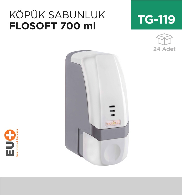 Köpük Sabunluk Flosoft 700 Ml (F 091) - Koli:24 Adet