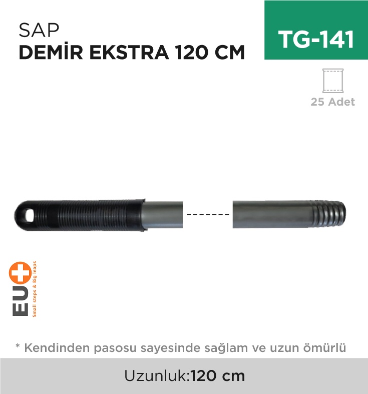 Sap Demir Kendinden Vidalı 120 Cm