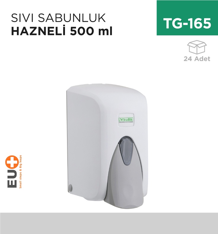 Sıvı Sabunluk Hazneli 500 Ml (S5)