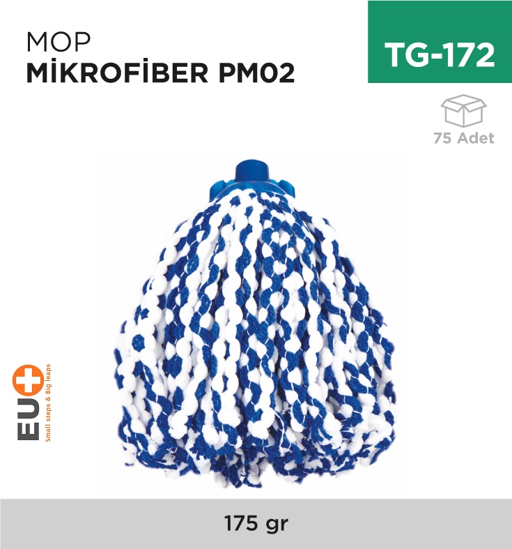 Mop Mikrofiber Elmop (Pm02) - Koli:75 Adet