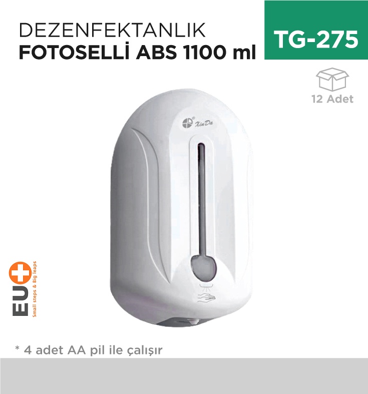 Dezenfektanlık Fotoselli Abs 1100 Ml (Xdq110)