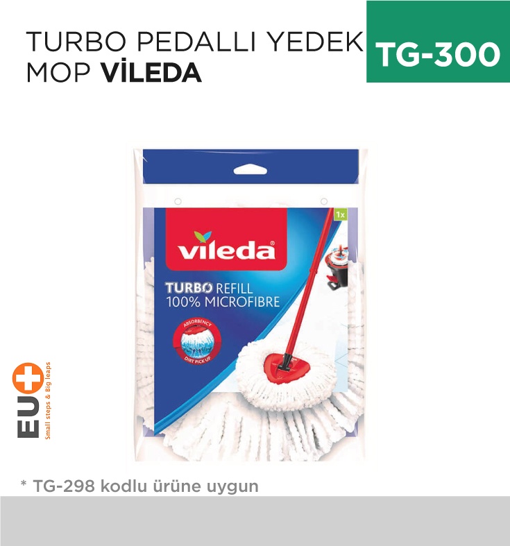 Vileda Easywring Set Yedek Mop - Koli:6 Adet