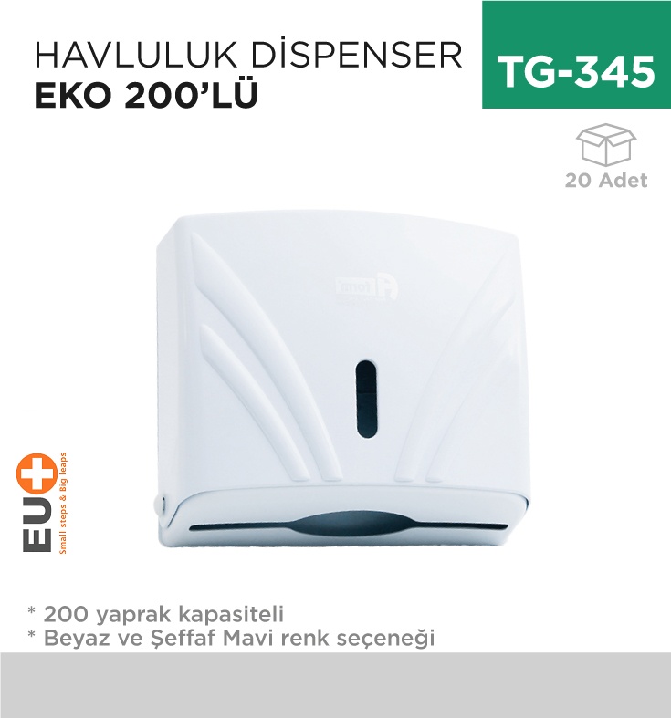 Havluluk Dispenser 200'Lü A Form - Koli:20 Adet