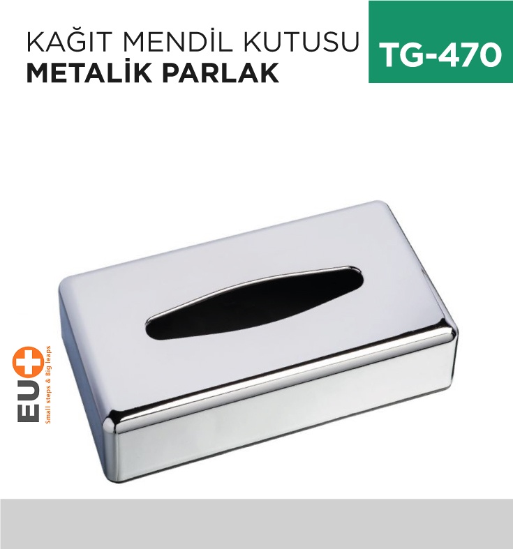 Kağıt Mendil Kutusu Metalik Parlak (7620)