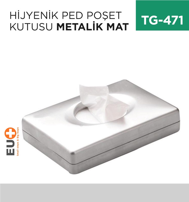 Hijyenik Ped Poşet Kutusu Metalik Mat (7483)