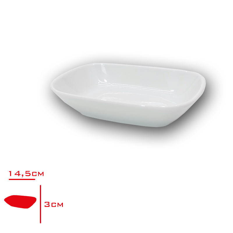 Kp 14 Cm Kare Kayık Tabak Eo14Kr00