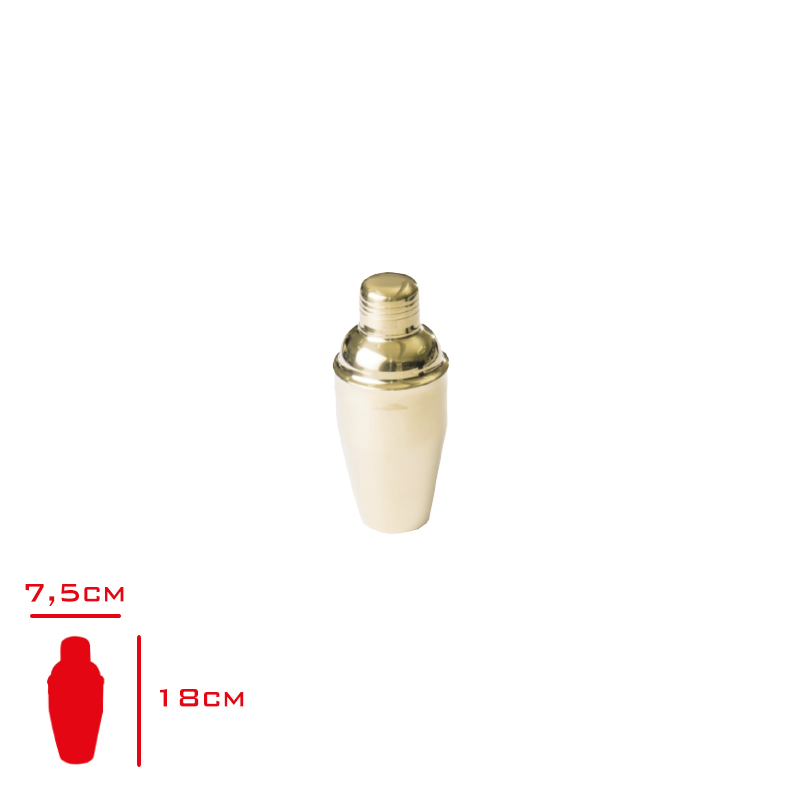 Evmoni Kokteyl Shaker Gold 350 Cl Evm-1044