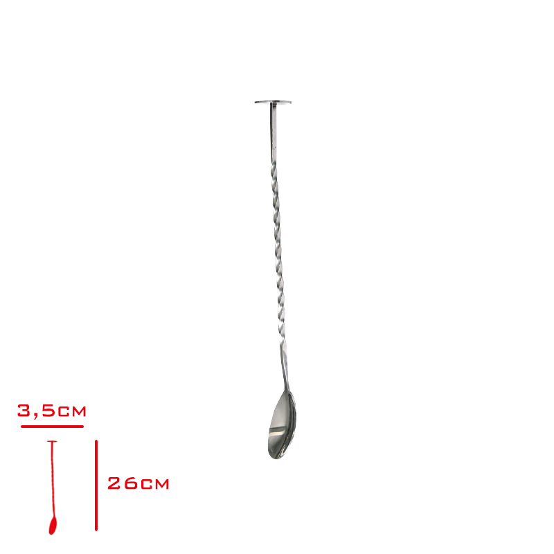 Evmoni Burgulu Bar Kaşık 27 Cm Evm-01053 - ENDÜSTRİ