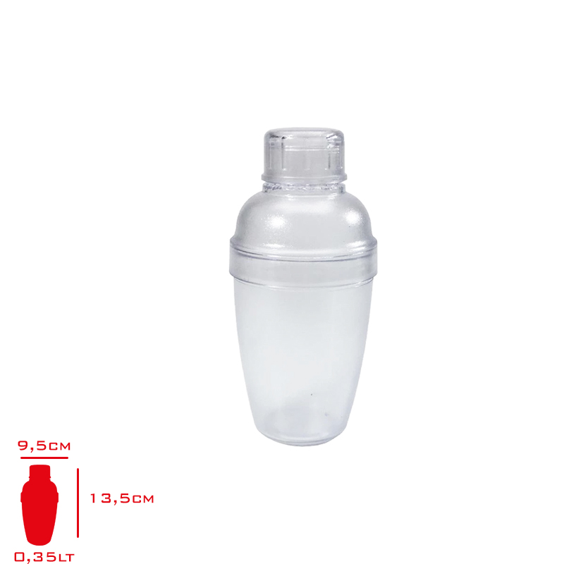 Evmoni Polikarbon Shaker 350 Ml Evm-010161 - ENDÜSTRİ