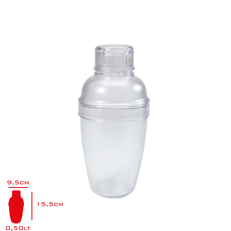 Evmoni Polikarbon Shaker 500 Ml Evm-010162