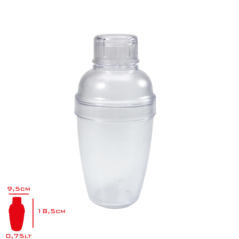 Evmoni Polikarbon Shaker 750 Ml Evm-010163