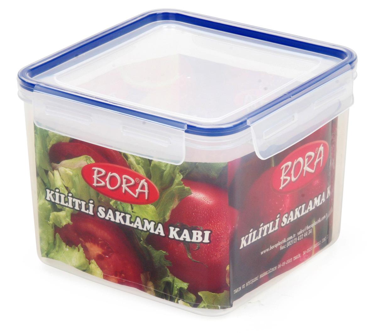 Bora Saklama Kabı Kilitli Kare 3.1 Lt. 869  Bo-869