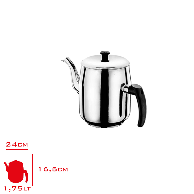 Ulutaş Kahveci Demlik No:2 1.75 Lt 304