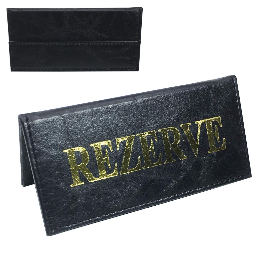 Rezerve Klasik 15*7 Cm Siyah Rez-00001