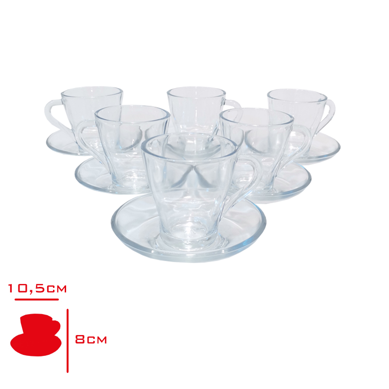 Rayan Espresso Set 12 Parça - CAM