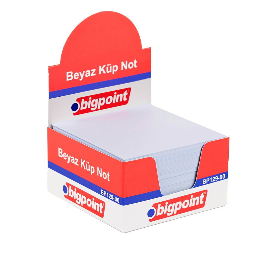 Küp Notluk Beyaz 8x8cm - guzeltedarik.com