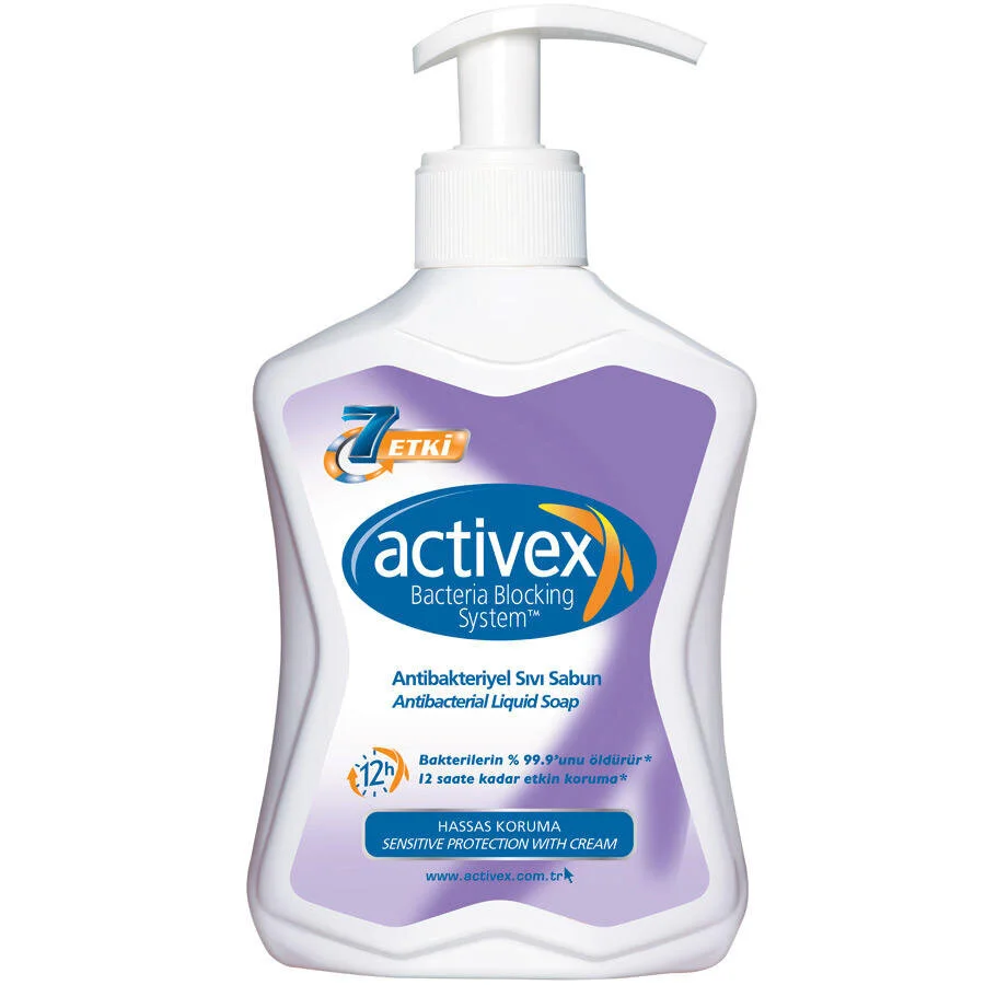 Activex Antibakteriyel Sıvı Sabun Pompali 300 ml - guzeltedarik.com