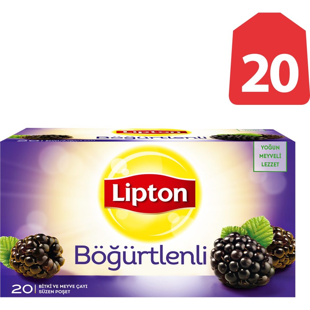 Lipton  Bitki Çayı Böğürtlen 20'Li Paket - guzeltedarik.com