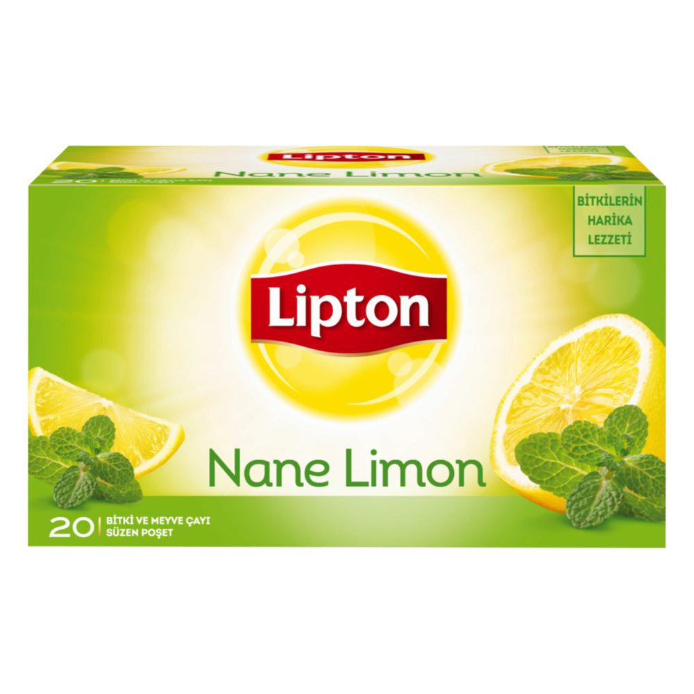 Lipton Bitki Çayı Nane Limon 20'Li Paket - guzeltedarik.com