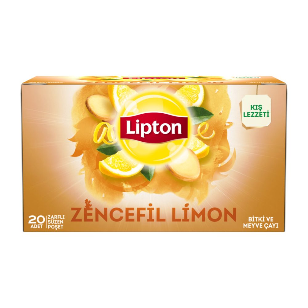 Lipton Zencefil Limon 20'Li Paket - guzeltedarik.com