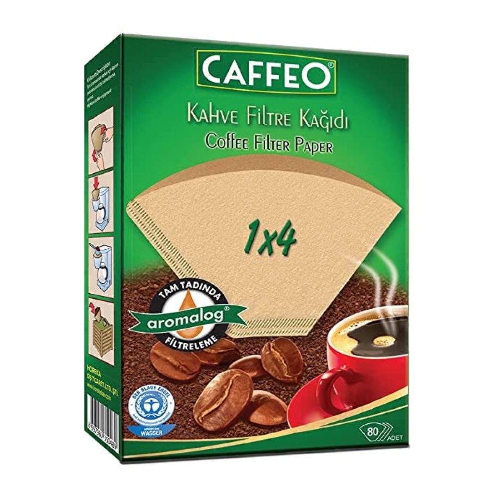 Filtre Kahve Kagıdı 1/4 (Paket=80Adet) Brawi