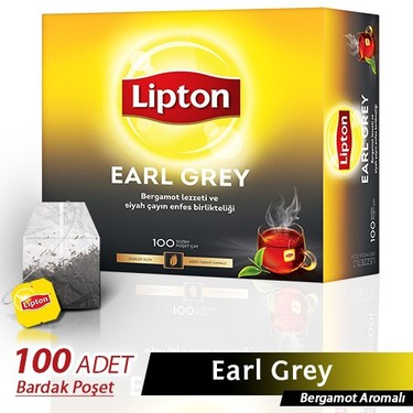 Lipton Early Grey Bardak Çay 100'Lü Paket - guzeltedarik.com