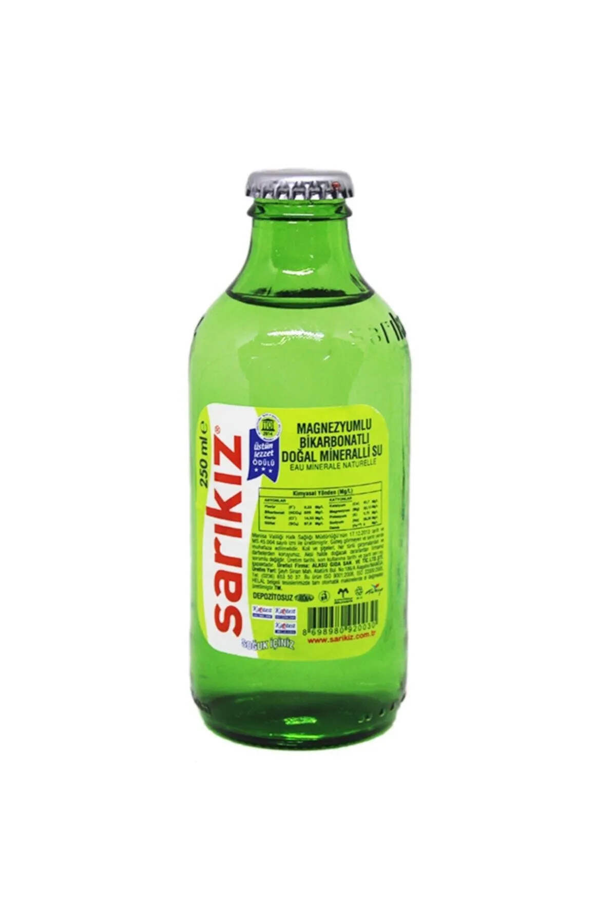 Sarıkız Soda 250ml. 20'li Koli