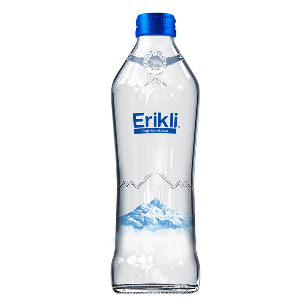 Erikli Cam Su 330 ml 12 Li                              - guzeltedarik.com