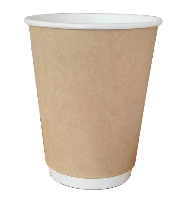 12 Oz Double Wall Kraft Bardak 500'lü Kutu - guzeltedarik.com